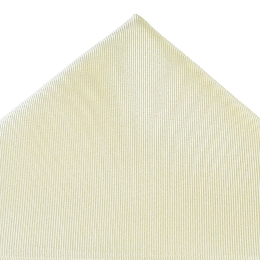 Plain Ivory Silk Pocket Square Handkerchief Plain Ivory Silk Pocket Square Handkerchief