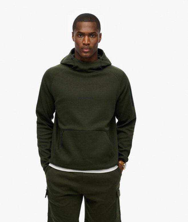 Superdry & Co Men’s Tech Logo Loose Hoodie Green Surplus Goods Olive Green – Size: Superdry & Co Men’s Tech Logo Loose Hoodie Green Surplus Goods Olive Green – Size:
