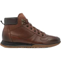 Insulated full-grain leather and synthetic ankle boots Ryłko Egon Insulated full-grain leather and synthetic ankle boots Ryłko Egon