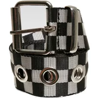 Checked belt with eyelets Urban Classics
