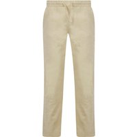 Trousers Renn Cotton Linen Comfort Fit Elasticated Waist Trousers in Natural