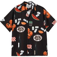 Carhartt WIP Short Sleeve Isis Maria Dinner Shirt – Black