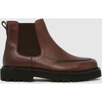 schuh Dustin Leather Chelsea Boots in Brown