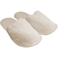 Natural Toweling Slippers