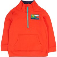 Frugi Handy Outdoors Half Zip Sweatshirt Frugi Handy Outdoors Half Zip Sweatshirt