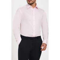 Pink Herringbone % Cotton Easy Care Shirt Pink Herringbone % Cotton Easy Care Shirt